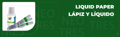 Liquid paper lápiz y líquido