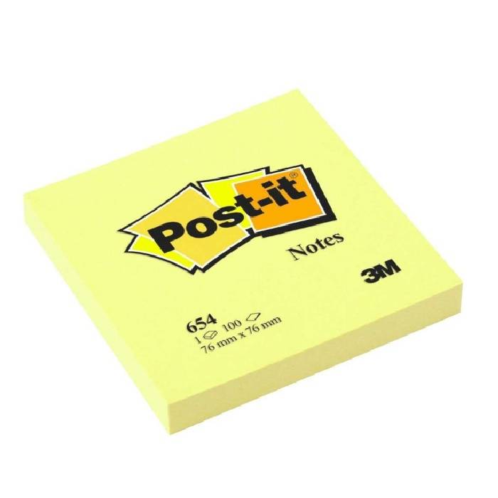 POST-IT 654 AMARILLO 76X76