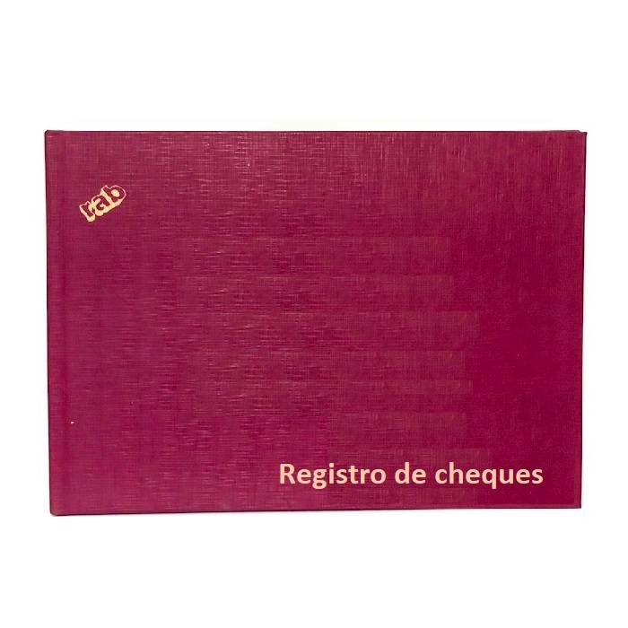 REGISTRO DE CHEQUES T/F 33X22 48FOL