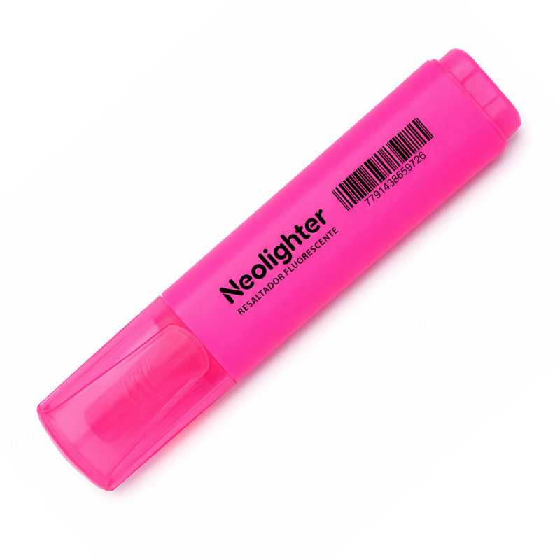RESALTADOR CHATO NEOLIGHTER ROSA