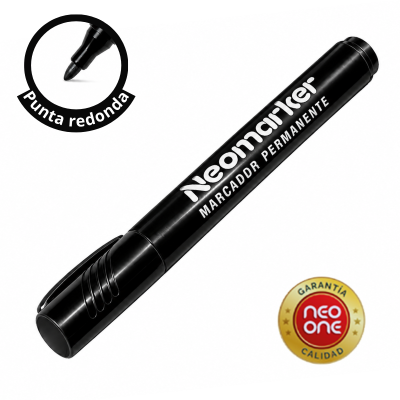 MARCADOR PERM NEOMARKER REDONDO NEGRO