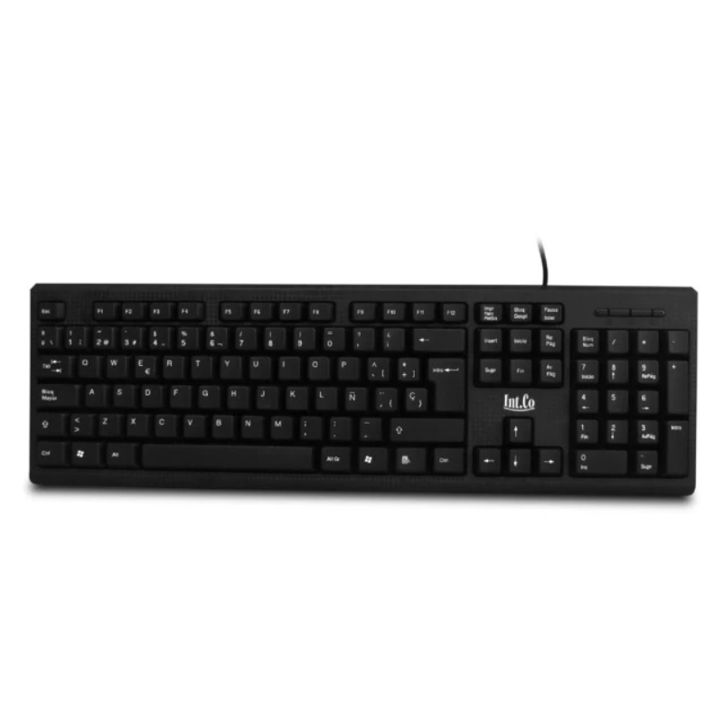 TECLADO CON CABLE USB INT.CO