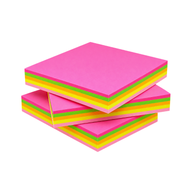 MEMO AUTOADHES FLUO 76X76 NEO ONE