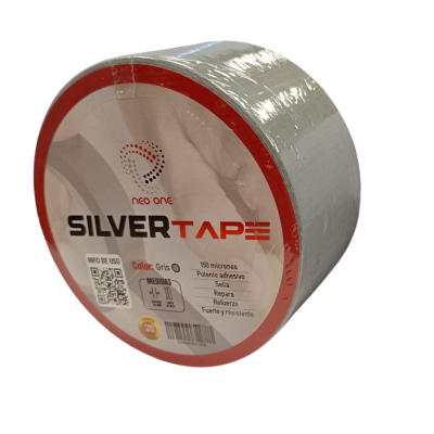 SILVER TAPE 48X15MT PLATEADA