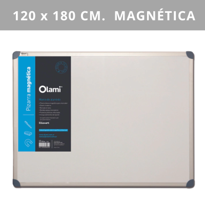 PIZARRA BLANCA 120X180 MAGNETICA