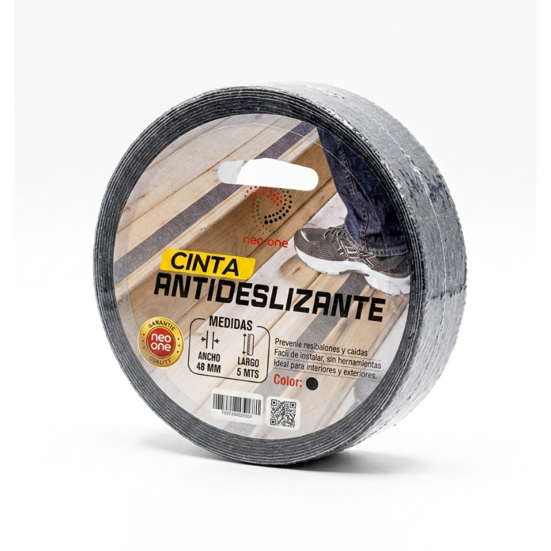 CINTA ANTIDESLIZANTE 48X5 NEGRO